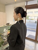 キートス 高知店(kiitos) カチモリ×パールヘアアクセサリー