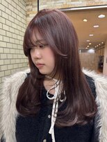 ファブ 千葉店(FaB) 【ピンクブラウン×レイヤーカット】