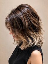 『大人のグラデーションカラー』自分らしさを引き出すデザインカラー/白髪ぼかしにも対応♪ハイライト/草加