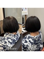 ヘアカラー専門店カラープラス石和店&nbsp;40代50代60代/BeforeAfter/白髪染め/おしゃれ染め