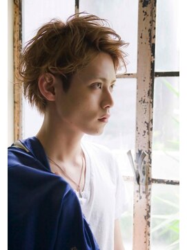 テイラー(Taylor) [Taylor] ]束感かきあげバングxオレンジブラウン