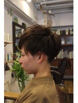 ヘアー ド ブラン(Hair de Brun)&nbsp;☆クセ毛風☆マッシュルームツーブロック☆