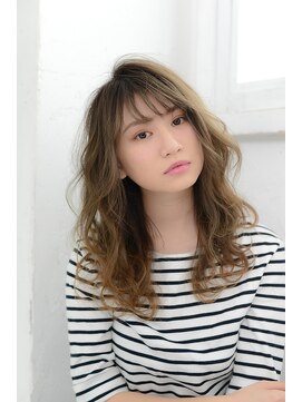ラボヌール ヘアーウル 春日部西口店(La Bonheur hair heureux) ラフロングウェーブ26.