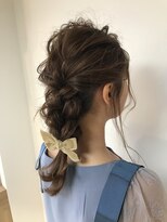 ヘアデザイン ディクト(hair design D.c.t) [dct_スタイル]編みおろしアレンジ