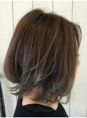 外国人風ボブ