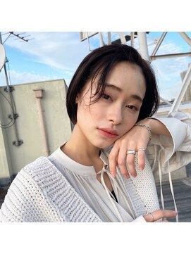 リジェールビューティガーデン(REJOUIR BEAUTY GARDEN) センターパート×ミニボブ