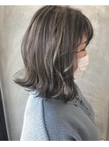 ラフ外ハネ×ハイライト