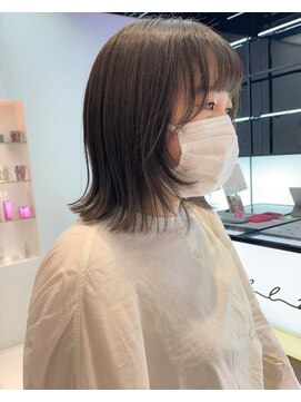 キーン 吉祥寺店(keen) 《keen×アイカワ》ボブレイヤー×グレージュ