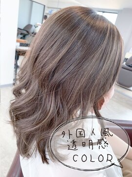 エニーハウ 川口駅東口(Hair & Make anyhow) “大人女性”透明感外国人風カラー＋ハイライト