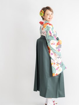 ヘアーサロン ラフリジー(Loufreasy) ショートヘアー・ショートボブのヘアセット&卒業式袴の着付け