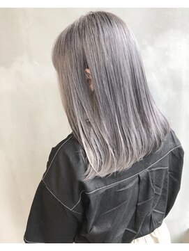 ザ キャンバス ミヤザキツネヒサ(THE CANVAS 宮崎恒久) ホワイトアッシュ＿ミディアムボブ＿ペールカラーbasi