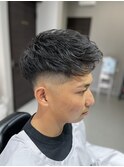 スキンフェード×フェザーアップ