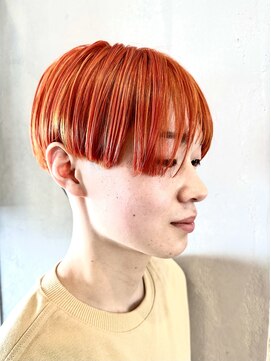 イコール ヘアー(equal hair) ブリーチオンオレンジ