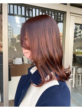 ミニム ヘアー(minim hair) 【minim×岩田】オレンジブラウン