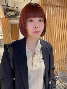 アニー(ANY) ボブ、レイヤーボブ、イルミナカラー、ピンクカラー