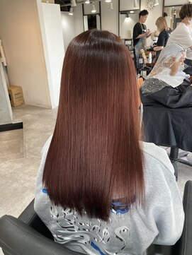 ラフ 難波店(LAFF) #黒髪#ボブルフ#ネビージュ#小顔#ワンレン