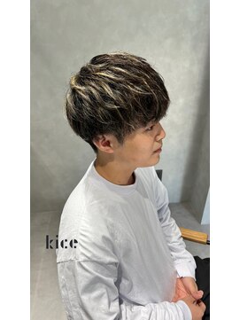 アイス(kice) ハイライト×マッシュスタイル