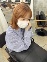 エトネ ヘアーサロン 仙台駅前(eTONe hair salon)&nbsp;［eTONe］ぷつっと外ハネorange style