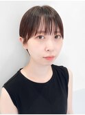 30代40代50代耳かけショート前髪なしハンサムショートカット