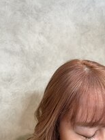 オーガニック ヘアサロン クスクス(organic hair salon kusu kusu) ベージュピンク×ゆるふわ