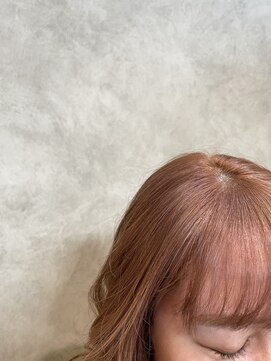 オーガニック ヘアサロン クスクス(organic hair salon kusu kusu) ベージュピンク×ゆるふわ