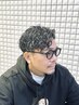 メンズカット＋メンズパーマ＋ケアトリートメント <理容室>[メンズ/新宿]