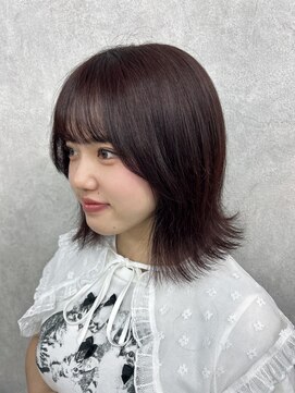 アン ブリーチ 大宮駅東口店(UN BLEACH) 似合わせお顔周りカット×ピンクブラウン