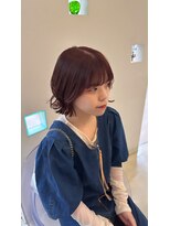 エミュ 中央駅店(eMu)&nbsp;顎ラインカット×pink brown