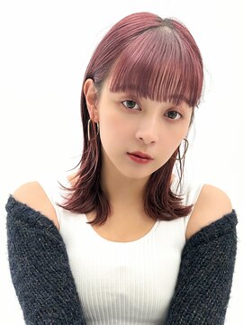 ラフィスヘアー ファン 池袋店(La fith hair fun) 【La fith】外ハネボブ×カシスブラウン