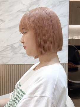 ロンド ブランシュ 錦糸町北口(Lond blanche) 前髪アンブレラカラーこなれミディイメチェンウェーブパーマ