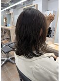 似合わせカット×癖毛ニュアンスパーマ