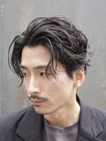 レタッチバイフィフス(RETOUCH by fifth)&nbsp;原宿オールバックスパイラルパーマ30代ビジネスヘアメンズパーマ