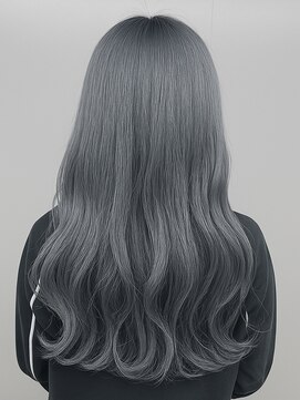 セブンルックス(7LOOKS) 【髪質改善】透明感シルバーアッシュ×ミディロング
