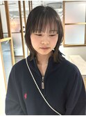 小川/フェイスフレーミングくびれヘアインナーベージュ