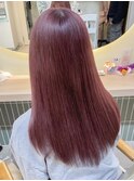 秋髪テラコッタレッド暖色系カラー髪質改善横浜N