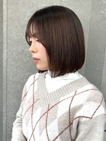 ロンド 表参道店(Lond)&nbsp;くびれヘア/アプリコットオレンジ/ハイライトカラー/ミディアム