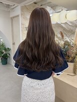 ティエリー 新宿(Tiely)&nbsp;グレージュ/くすみブラウン/透明感カラー/ロングヘア/秋カラー