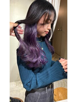 マロウ(mallow) インナーカラー パープル