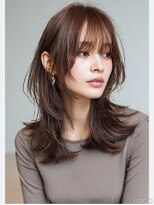 ダル 渋谷/表参道(DAL.)&nbsp;ハッシュカットバタフライカット顔回りカットカーテンバング