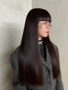 トゥイン 八王子(TWIN) ココアベージュ暗めカラー似合わせカット韓国ヘア髪質改善八王子