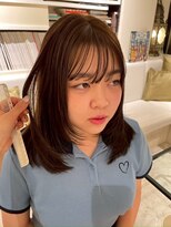 ミステローマ(MISTEROMA) 顔まわりレイヤーと透明感カラーでトレンドヘアーに♪