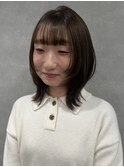 イメチェン/ピンクベージュ/アンブレラカラー/前髪/町田