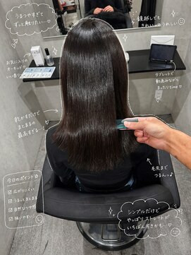 エイル リュクス(Aujua Eir LUXE) 【上野指名限定】髪質改善ストレート