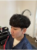 メンズスパイラルパーマ