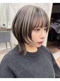 アンブレラカラー/ローライトバング/ヘムライト/ウルフカット