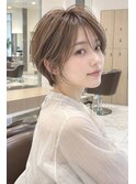 桜新町/レイヤーカット/ボブ/韓国ダブルカラー/白髪ぼかし