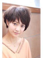 ネオリーブクレア 綱島店(Neolive Krea)&nbsp;耳掛け×ひし形×シースルー×アシメ×大人ショート