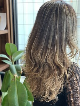 リドルヘアー 石井町店(Riddle HAIR) バレイヤージュグラデーションカラー
