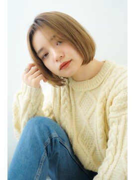 ネオリーブカフ 鶴ヶ峰店(Neolive caff) ワンレンボブ×ハホニコストレートでサラつやスタイリング♪