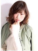 ラフ感が魅力の外ハネミディアムボブ　【藤枝/藤枝駅】